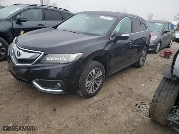 2016 Acura RDX Advance Pkg with VIN 5J8TB4H75GL000540, listed as a Copart auction lot 43929565 with 131,357 mi miles and Salvage Title. Bid and sale history available at carsss.com. Image 1.