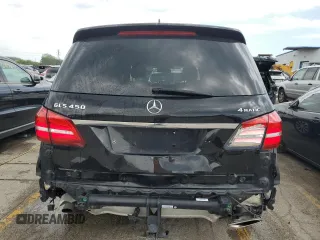 2017 Mercedes-Benz GLS 450 with VIN 4JGDF6EE0HA770076, listed as a Copart auction lot 68816684 with 139,239 mi miles and Salvage Title. Bid and sale history available at DreamBid. Image 6.