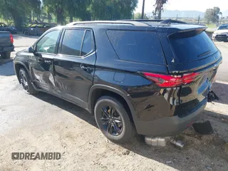 2022 Chevrolet Traverse LS with VIN 1GNERFKW6NJ184093, listed as a IAAI auction lot 41867296 with 28,733 mi miles and . Bid and sale history available at DreamBid. Image 3.