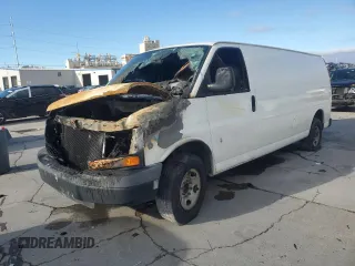 2007 Chevrolet Express Cargo z VIN 1GCGG29V671121592, wystawiony jako Copart lot #45107045 z przebiegiem Nie podano mil oraz Szkoda całkowita • Salvage title. Historia ofert i sprzedaży dostępna na DreamBid. Obrazek 1.