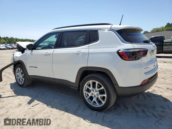 2024 Jeep Compass Latitude Lux with VIN 3C4NJDFN5RT584618, listed as a Copart auction lot 55033565 with 8,745 mi miles and Salvage title. Bid and sale history available at DreamBid. Image 2.