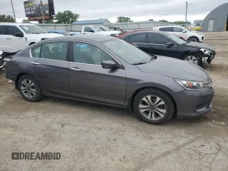 2014 Honda Accord LX z VIN 1HGCR2F32EA045573, wystawiony jako Copart lot #54949005 z przebiegiem 202 231 mil mil oraz Szkoda całkowita • Salvage title. Historia ofert i sprzedaży dostępna na DreamBid. Obrazek 4.