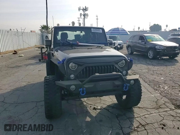 2017 Jeep Wrangler Sport with VIN 1C4GJWAG9HL576707, listed as a Copart auction lot 43285955 with 113,692 mi miles and Salvage Title. Bid and sale history available at DreamBid. Image 11.