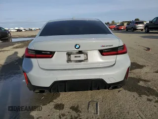 2024 BMW 3 Series M340i with VIN 3MW49FS09R8E32108, listed as a Copart auction lot 45897695 with 21,076 mi miles and Salvage Title. Bid and sale history available at carsss.com. Image 6.