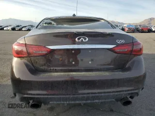 2019 Infiniti Q50 3.0t LUXE with VIN JN1EV7APXKM516120, listed as a Copart auction lot 45885915 with 40,057 mi miles and Salvage Title. Bid and sale history available at carsss.com. Image 6.