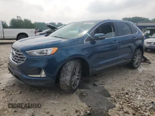 2020 Ford Edge Titanium with VIN 2FMPK4K96LBB49507, listed as a Copart auction lot 59686345 with 41,610 mi miles and Salvage title. Bid and sale history available at DreamBid. Image 1.