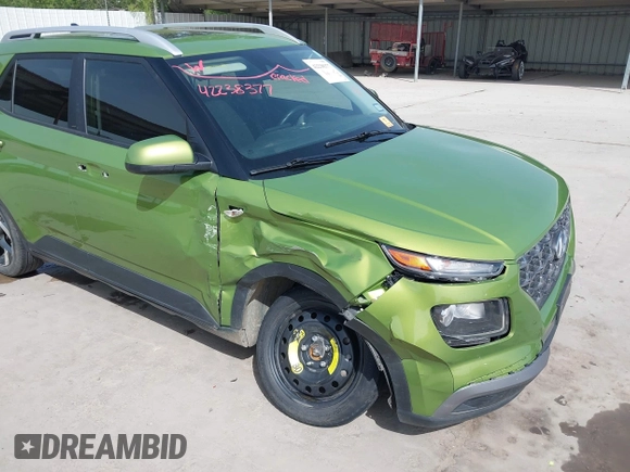 2022 Hyundai Venue SEL with VIN KMHRC8A30NU204234, listed as a IAAI auction lot 42238377 with 48,028 mi miles and . Bid and sale history available at DreamBid. Image 6.