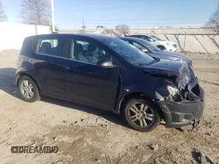 2016 Chevrolet Sonic LT with VIN 1G1JC6SB0G4103458, listed as a Copart auction lot 89162855 with 0 mi miles and Salvage Title. Bid and sale history available at carsss.com. Image 4.