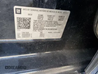 2018 Chevrolet Silverado 1500 LT with VIN 3GCUKRECXJG503244, listed as a Copart auction lot 52792825 with 107,029 mi miles and Salvage Title. Bid and sale history available at DreamBid. Image 13.