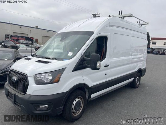 2023 Ford Transit Cargo with VIN 1FTBR1X87PKC09329, listed as a IAAI auction lot 42730748 with 10,638 mi miles and . Bid and sale history available at DreamBid. Image 5.