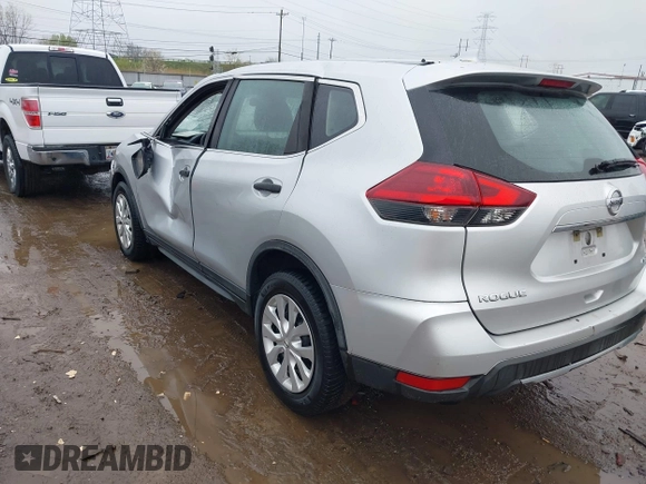 2018 Nissan Rogue SV with VIN KNMAT2MV2JP545414, listed as a IAAI auction lot 41964775 with 172,449 mi miles. Bid and sale history available at carsss.com. Image 3.
