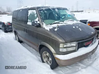 2000 GMC Safari with VIN 1GKDM19W9YB523962, listed as a IAAI auction lot 41253790 with 162,815 mi miles. Bid and sale history available at carsss.com. Image 1.