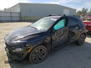 2022 Hyundai Kona N Line with VIN KM8K3CA35NU794693, listed as a Copart auction lot 40448973 with 14,235 mi miles. Bid and sale history available at carsss.com. Image 1.