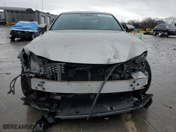 2015 Lexus IS 350 with VIN JTHBE1D21F5016732, listed as a Copart auction lot 43412245 with 88,806 mi miles and Salvage Title. Bid and sale history available at carsss.com. Image 5.