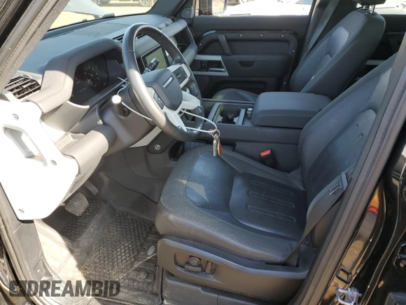 2020 Land Rover Defender SE with VIN SALEP7EU2L2019219, listed as a Copart auction lot 54398655 with 48,365 mi miles and Salvage title. Bid and sale history available at DreamBid. Image 7.