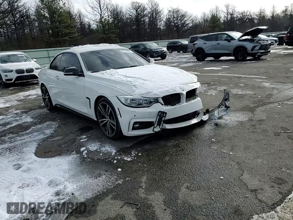 2015 BMW 4 Series 435i with VIN WBA3T3C54F5A40865, listed as a Copart auction lot 88128365 with Not Provided miles and Salvage Title. Bid and sale history available at carsss.com. Image 10.