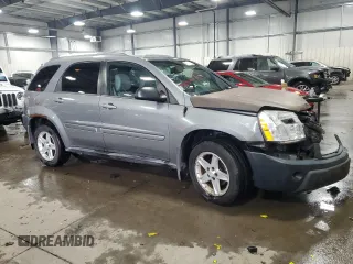 2005 Chevrolet Equinox LT z VIN 2CNDL73F956159644, wystawiony jako Copart lot #45044545 z przebiegiem 186 181 mil mil oraz Nie do naprawy • Non repairable. Historia ofert i sprzedaży dostępna na DreamBid. Obrazek 4.