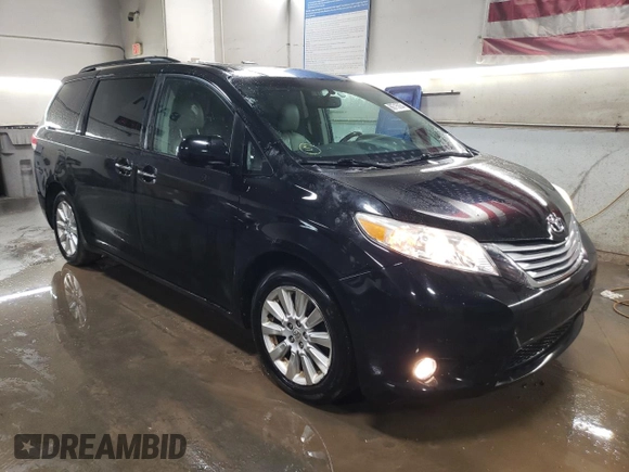 2011 Toyota Sienna XLE z VIN 5TDDK3DC6BS001431, wystawiony jako Copart lot #86715054 z przebiegiem 193 640 mil mil oraz Szkoda całkowita • Salvage title. Historia ofert i sprzedaży dostępna na DreamBid. Obrazek 4.