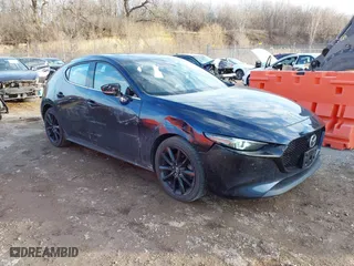 2019 Mazda Mazda3 Hatchback w/Premium Pkg with VIN JM1BPBNM0K1133351, listed as a IAAI auction lot 41553264 with 126,782 mi miles. Bid and sale history available at carsss.com. Image 1.