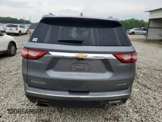 2020 Chevrolet Traverse Premier with VIN 1GNERKKW1LJ302248, listed as a Copart auction lot 55493395 with 68,022 mi miles and Salvage title. Bid and sale history available at DreamBid. Image 6.