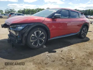 2022 Kia EV6 Wind with VIN KNDC3DLC5N5048637, listed as a Copart auction lot 58434444 with 59,250 mi miles and Salvage Title. Bid and sale history available at carsss.com. Image 1.