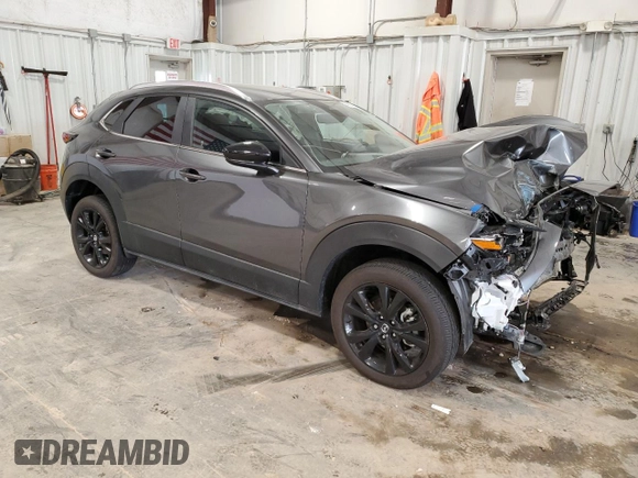 2024 Mazda CX-30 S Select Sport with VIN 3MVDMBBM2RM689940, listed as a Copart auction lot 58863255 with 4,685 mi miles and Salvage title. Bid and sale history available at DreamBid. Image 4.