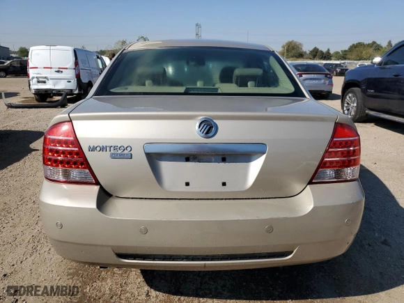 2006 Mercury Montego Premier with VIN 1MEHM421X6G617781, listed as a Copart auction lot 74932874 with 111,105 mi miles and Salvage Title. Bid and sale history available at carsss.com. Image 6.
