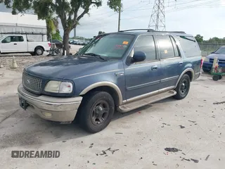 2002 Ford Expedition Eddie Bauer z VIN 1FMRU17L72LA60243, wystawiony jako IAAI lot #42555835 z przebiegiem 222 532 mil mil oraz . Historia ofert i sprzedaży dostępna na DreamBid. Obrazek 2.