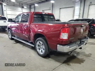 2019 Ram 1500 Big Horn/Lone Star with VIN 1C6SRFFT0KN586554, listed as a Copart auction lot 50652495 with 120,426 mi miles and Salvage Title. Bid and sale history available at carsss.com. Image 2.