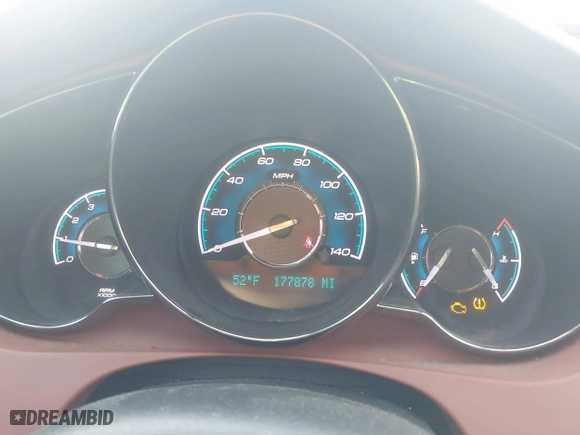 2008 Chevrolet Malibu LTZ with VIN 1G1ZK57748F164080, listed as a IAAI auction lot 41597397 with 177,878 mi miles. Bid and sale history available at carsss.com. Image 7.