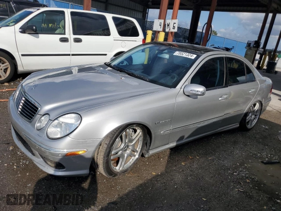 2005 Mercedes-Benz E-Class 5.5L AMG with VIN WDBUF76J45A793912, listed as a Copart auction lot 78521324 with 0 mi miles and Non Repairable. Bid and sale history available at carsss.com. Image 1.