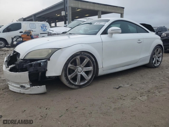 2009 Audi TT Prem with VIN TRUHF38J291007299, listed as a Copart auction lot 42301115 with 186,989 mi miles and Clean Title. Bid and sale history available at carsss.com. Image 1.