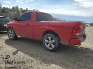 2013 Ram 1500 Express with VIN 3C6JR6AT5DG505546, listed as a Copart auction lot 46169015 with 169,223 mi miles and Salvage title. Bid and sale history available at DreamBid. Image 2.