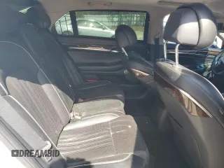 2018 Genesis G90 3.3T Premium with VIN KMHG34JA8JU043690, listed as a Copart auction lot 46676015 with 84,344 mi miles and Salvage Title. Bid and sale history available at carsss.com. Image 10.