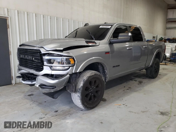 2022 Ram 2500 Laramie with VIN 3C6UR5FJ0NG236257, listed as a Copart auction lot 60559085 with 47,821 mi miles and Salvage title. Bid and sale history available at DreamBid. Image 1.