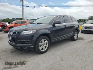 2015 Audi Q7 Premium with VIN WA1CGAFE8FD015410, listed as a Copart auction lot 60880285 with 95,336 mi miles and Salvage title. Bid and sale history available at DreamBid. Image 1.