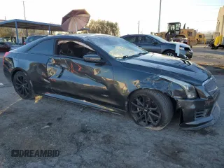 2016 Cadillac ATS-V with VIN 1G6AN1RY5G0149442, listed as a Copart auction lot 87398794 with 25,330 mi miles and Salvage Title. Bid and sale history available at carsss.com. Image 4.
