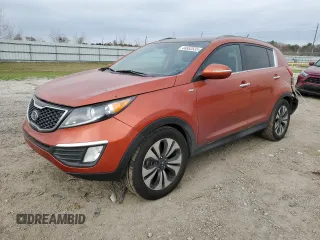 2011 Kia Sportage SX with VIN KNDPCCA64B7113115, listed as a Copart auction lot 44652535 with 222,510 mi miles and Salvage Title. Bid and sale history available at carsss.com. Image 1.