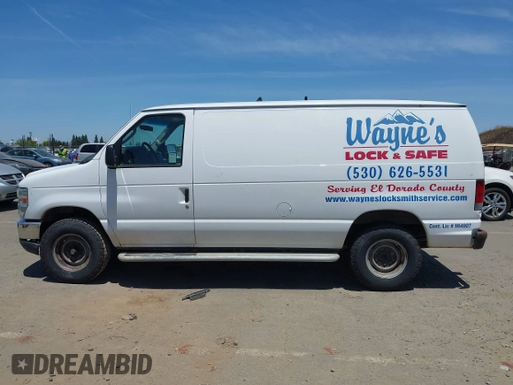2013 Ford Econoline Cargo Commercial with VIN 1FTNE2EW2DDA31328, listed as a IAAI auction lot 42562164 with 133,729 mi miles and . Bid and sale history available at DreamBid. Image 14.