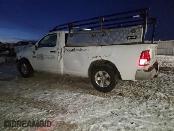 2016 Ram 1500 Tradesman with VIN 3C6JR6DG9GG261905, listed as a Copart auction lot 41376765 with 215,653 mi miles and Non repairable. Bid and sale history available at DreamBid. Image 2.