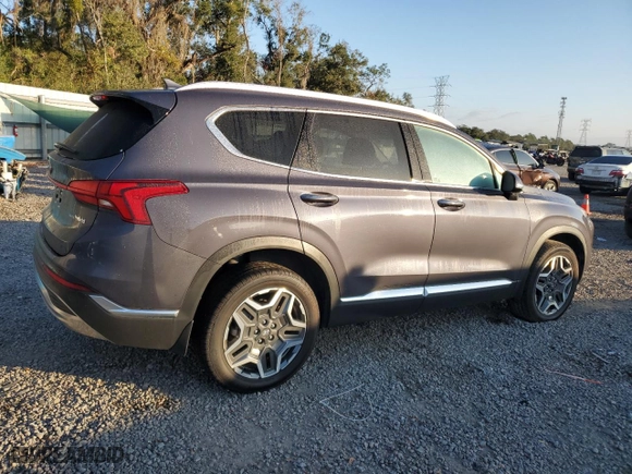 2022 Hyundai Santa Fe Hybrid SEL Premium with VIN KM8S3DA10NU042730, listed as a Copart auction lot 85211624 with 35,059 mi miles and Salvage Title. Bid and sale history available at carsss.com. Image 3.