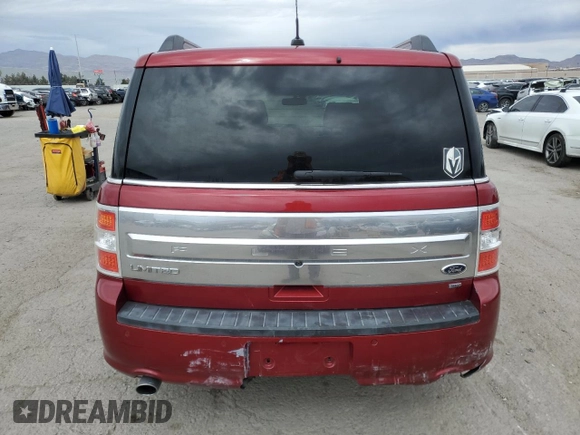 2013 Ford Flex Limited with VIN 2FMHK6D8XDBD32477, listed as a Copart auction lot 48798155 with 101,490 mi miles and Salvage Title. Bid and sale history available at carsss.com. Image 6.