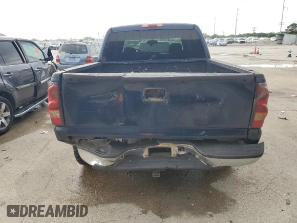 2007 Chevrolet Silverado 1500 LS with VIN 2GCEC13V771153418, listed as a Copart auction lot 53798195 with 196,078 mi miles and Salvage Title. Bid and sale history available at DreamBid. Image 6.