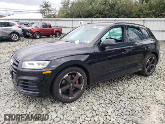 2020 Audi SQ5 Premium Plus with VIN WA1B4AFY1L2047203, listed as a Copart auction lot 65853683 with 20,073 mi miles. Bid and sale history available at carsss.com. Image 1.