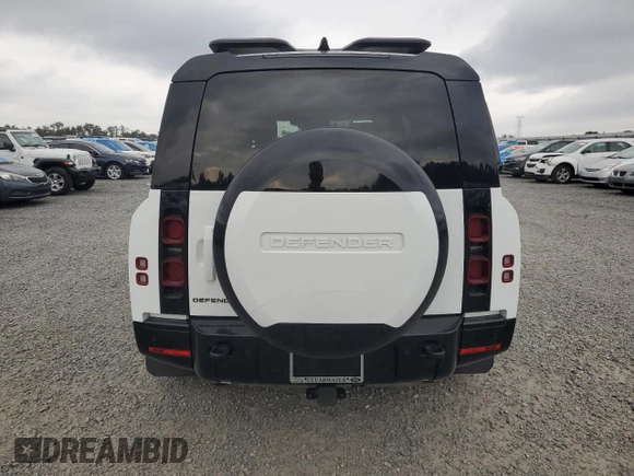 2024 Land Rover Defender X-Dynamic SE z VIN SALE2FEU7R2297275, wystawiony jako Copart lot #76837044 z przebiegiem Nie podano mil oraz Nie do naprawy • Non repairable. Historia ofert i sprzedaży dostępna na DreamBid. Obrazek 6.