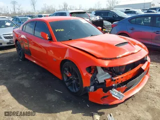 2020 Dodge Charger Scat Pack with VIN 2C3CDXGJ9LH135751, listed as a IAAI auction lot 41661561 with 38,162 mi miles. Bid and sale history available at carsss.com. Image 1.