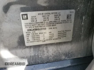 2016 Chevrolet Trax LS with VIN 3GNCJKSB6GL237035, listed as a Copart auction lot 50499105 with 157,542 mi miles and Salvage Title. Bid and sale history available at carsss.com. Image 15.