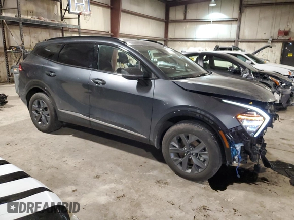 2024 Kia Sportage Hybrid SX-Prestige with VIN KNDPXCDG5R7137653, listed as a Copart auction lot 48767675 with 5,894 mi miles and Salvage Title. Bid and sale history available at carsss.com. Image 4.