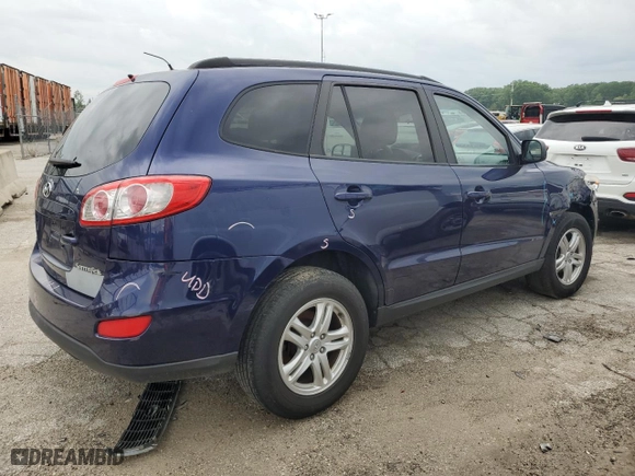 2010 Hyundai Santa Fe GLS with VIN 5NMSG3AB6AH386320, listed as a Copart auction lot 50014144 with 205,831 mi miles and Salvage Title. Bid and sale history available at carsss.com. Image 3.