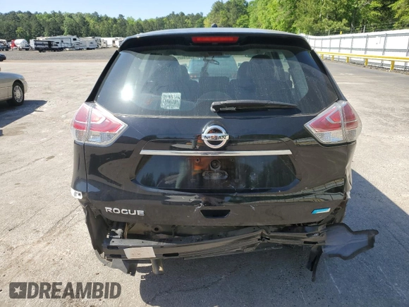 2014 Nissan Rogue SV with VIN 5N1AT2MT7EC859230, listed as a Copart auction lot 52878825 with 183,399 mi miles and Salvage Title. Bid and sale history available at carsss.com. Image 6.